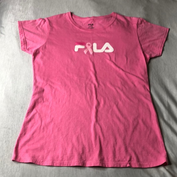 Fila Breast Cancer Shirt Large - Picture 1 of 7